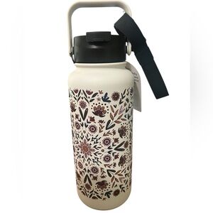 32oz Floral Tumbler with Handle